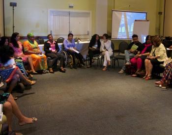 Discussing violence against women with disabilities at the AWID Forum